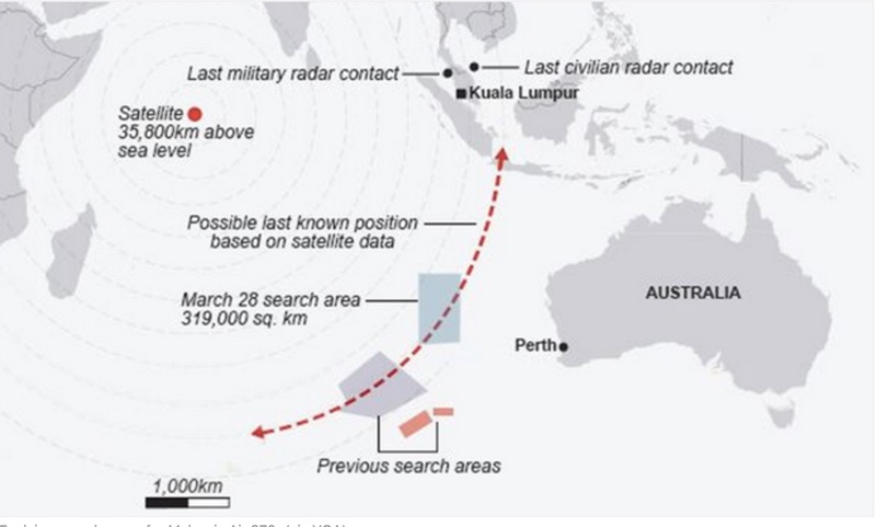 MH370 MAP